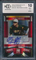 Manny Machado 2010 Donruss Elite Extra Edition Autograph #132 RC #/425 (BCCG 10) at PristineAuction.com