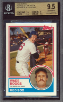 Wade Boggs 2006 Topps Rookie of the Week #23 83 (BGS 9.5) at PristineAuction.com