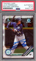 Julio Rodriguez Signed 2019 Bowman Chrome Prospects #BCP33 (PSA) at PristineAuction.com