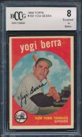 Yogi Berra 1959 Topps #180 (BCCG 8) at PristineAuction.com