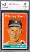 Whitey Ford 1958 Topps #320 (BCCG 8) at PristineAuction.com