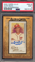 Juan Soto 2020 Topps Allen and Ginter Framed Mini Autographs #MAJS (PSA 9) at PristineAuction.com