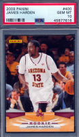 James Harden 2009-10 Panini #400 RC (PSA 10) at PristineAuction.com