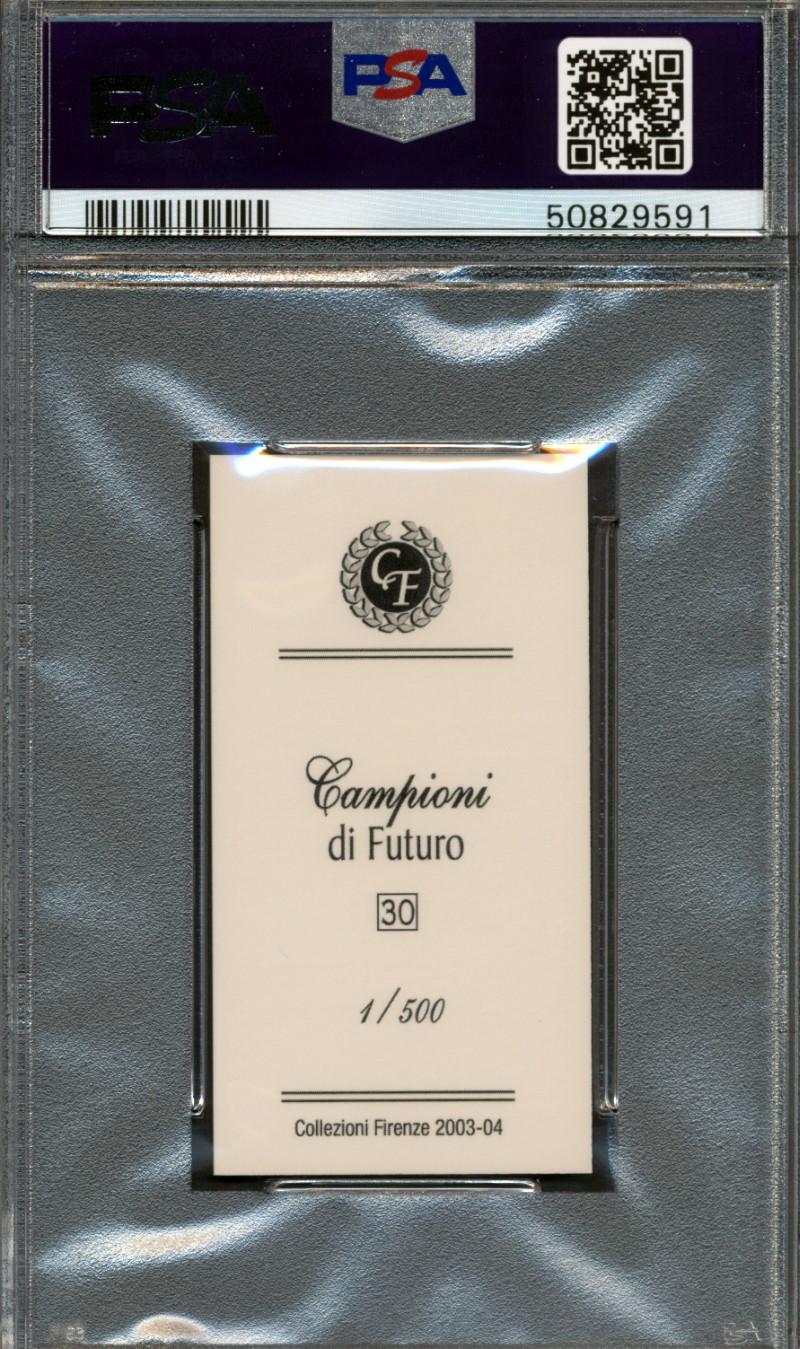 Ben Roethlisberger 2003 Campioni Di Futuro Gold #30 (PSA 10) at PristineAuction.com Ben Roethlisberger 2003 Campioni Di Futuro Gold #30 (PSA 10) at PristineAuction.com