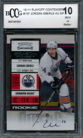 Jordan Eberle 2010-11 Playoff Contenders AU SP #137 RC (BCCG 10) at PristineAuction.com