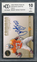 Arian Foster 2009 Press Pass SE Gridiron Graphs Gold #GGAF (BCCG 10) at PristineAuction.com