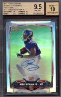 Odell Beckham Jr. 2014 Topps Chrome Rookie Autographs Variations #117 #36/75 (BGS 9.5 | Autograph Graded 10) at PristineAuction.com