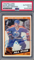 Mark Messier Signed 1984-85 Topps #159 AS (PSA) at PristineAuction.com