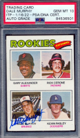 Dale Murphy Signed Gary Alexander RC / Rick Cerone RC / Dale Murphy RC / Kevin Pasley RC 1977 Topps Rookie Catchers #476 (PSA | Autograph Graded 10) at PristineAuction.com