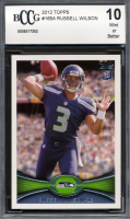 Russell Wilson 2012 Topps #165A RC (BCCG 10) at PristineAuction.com