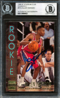 Allen Iverson Signed 1996-97 Stadium Club Rookies 2 #R16 (BGS) at PristineAuction.com