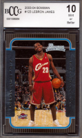 LeBron James 2003-04 Bowman #123 RC (BCCG 10) at PristineAuction.com