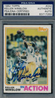 Kellen Winslow Signed 1982 Topps #242 IA (PSA) at PristineAuction.com