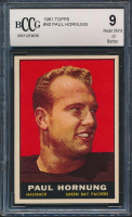 Paul Hornung 1961 Topps #40 (BCCG 9) at PristineAuction.com