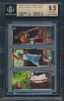 LeBron James 111 RC / Carmelo Anthony 113 RC / Dwyane Wade 115 RC 2003-04 Topps Rookie Matrix #JAW (BGS 9.5) at PristineAuction.com