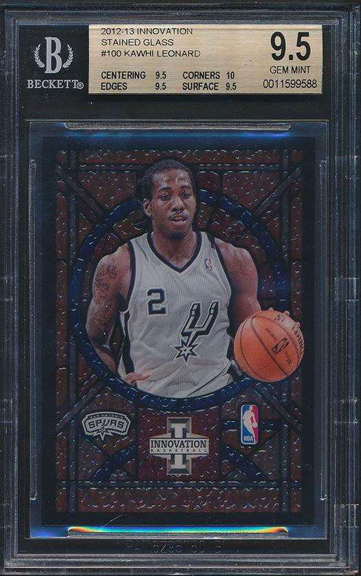 Kawhi Leonard 2012-13 Innovation Stained Glass #100 (BGS 9.5) at PristineAuction.com Kawhi Leonard 2012-13 Innovation Stained Glass #100 (BGS 9.5) at PristineAuction.com