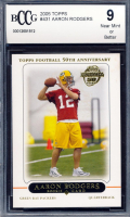 Aaron Rodgers 2005 Topps #431 RC (BCCG 9) at PristineAuction.com