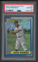 Jackie Robinson 2025 Topps Silver Pack #10 (PSA 10) at PristineAuction.com