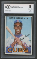 Ernie Banks 1967 Topps #215 (BCCG 9) at PristineAuction.com