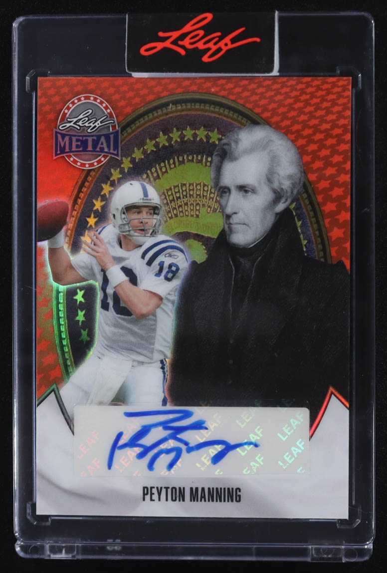 Peyton Manning 2026 Leaf Metal Auto #BA-PM2 #1/1 at PristineAuction.com Peyton Manning 2026 Leaf Metal Auto #BA-PM2 #1/1 at PristineAuction.com