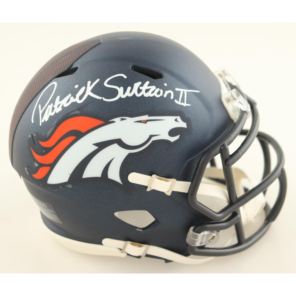 Patrick Surtain II Signed Broncos Speed Mini Helmet (Beckett) at PristineAuction.com