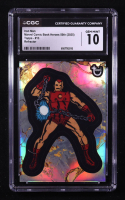 Iron Man 2025 Topps Marvel Comic Book Heroes '75 Anniversary Refractors #13 (CGC 10) at PristineAuction.com