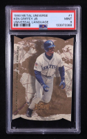 Ken Griffey Jr. 1998 Metal Universe Universal Language #1 (PSA 9) at PristineAuction.com