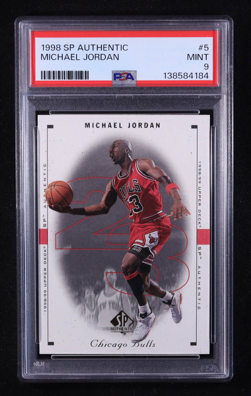 Michael Jordan 1998-99 SP Authentic #5 (PSA 9) at PristineAuction.com Michael Jordan 1998-99 SP Authentic #5 (PSA 9) at PristineAuction.com