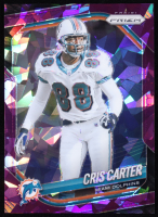 Cris Carter 2025 Panini Prizm Prizms Purple Ice #214 #070/225 at PristineAuction.com