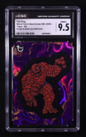 The Thing 2025 Topps Marvel Comic Book Heroes '75 Anniversary Purple and Gold Lava #24 #49/75 (CGC 9.5) at PristineAuction.com