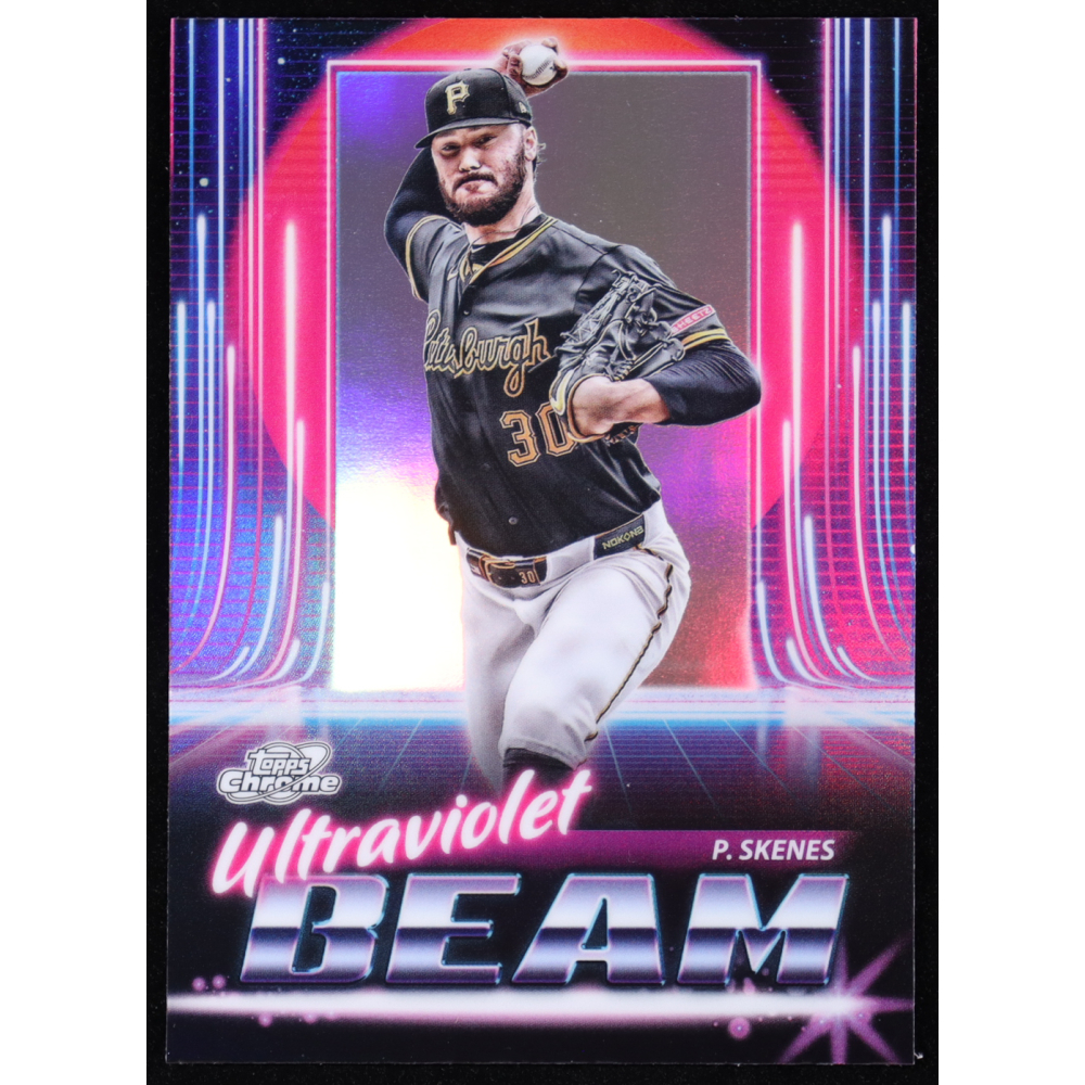Paul Skenes 2025 Topps Cosmic Chrome Ultraviolet Beam #UB20 at PristineAuction.com