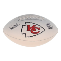 Patrick Mahomes Sr. Signed Chiefs Logo Football Inscribed "Who's Your Daddy?" (Schwartz) at PristineAuction.com