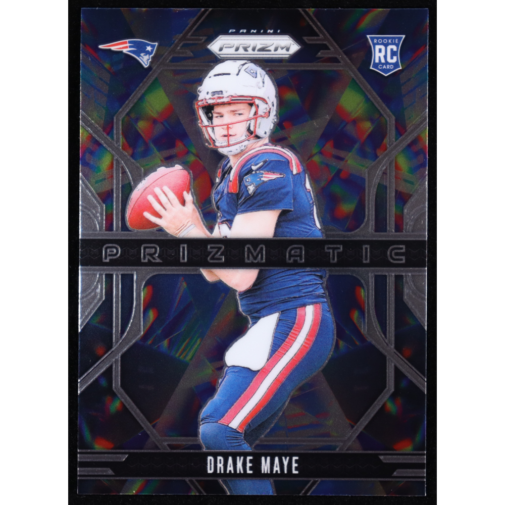 Drake Maye 2024 Panini Prizm Prizmatic #2 RC at PristineAuction.com