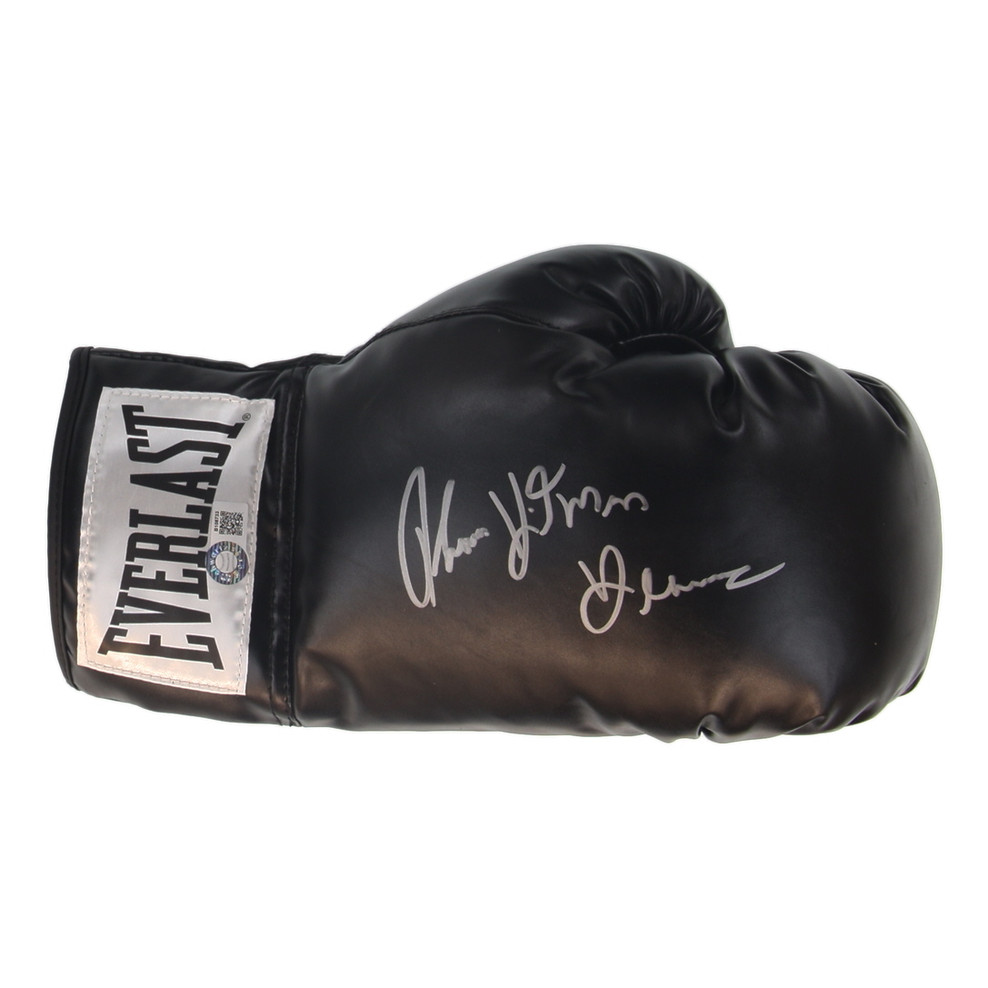 Thomas "Hitman" Hearns Signed Everlast Boxing Glove (Schwartz) at PristineAuction.com Thomas "Hitman" Hearns Signed Everlast Boxing Glove (Schwartz) at PristineAuction.com