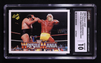 Hulk Hogan / Andre the Giant 1990 Classic WWF History of WrestleMania #36 (CGC 10) at PristineAuction.com