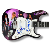 "Cinderella" Custom Stratocaster Guitar Band-Signed By (4) with Tom Keifer, Eric Brittingham, Jeff LaBar & Fred Coury (JSA) at PristineAuction.com