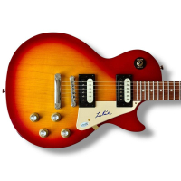 Les Paul Signed Epiphone Les Paul Standard Pro Cherry Sunburst Guitar (JSA) at PristineAuction.com