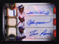 Andre Dawson / Vladimir Guerrero / Tim Raines 2024 Topps Triple Threads Combo Triple Autograph Relics #ARCGDR #14/36 at PristineAuction.com