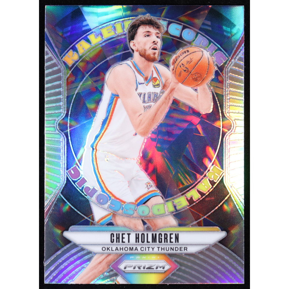 Chet Holmgren 2024-25 Panini Prizm Kaleidoscopic Prizms Silver #15 at PristineAuction.com