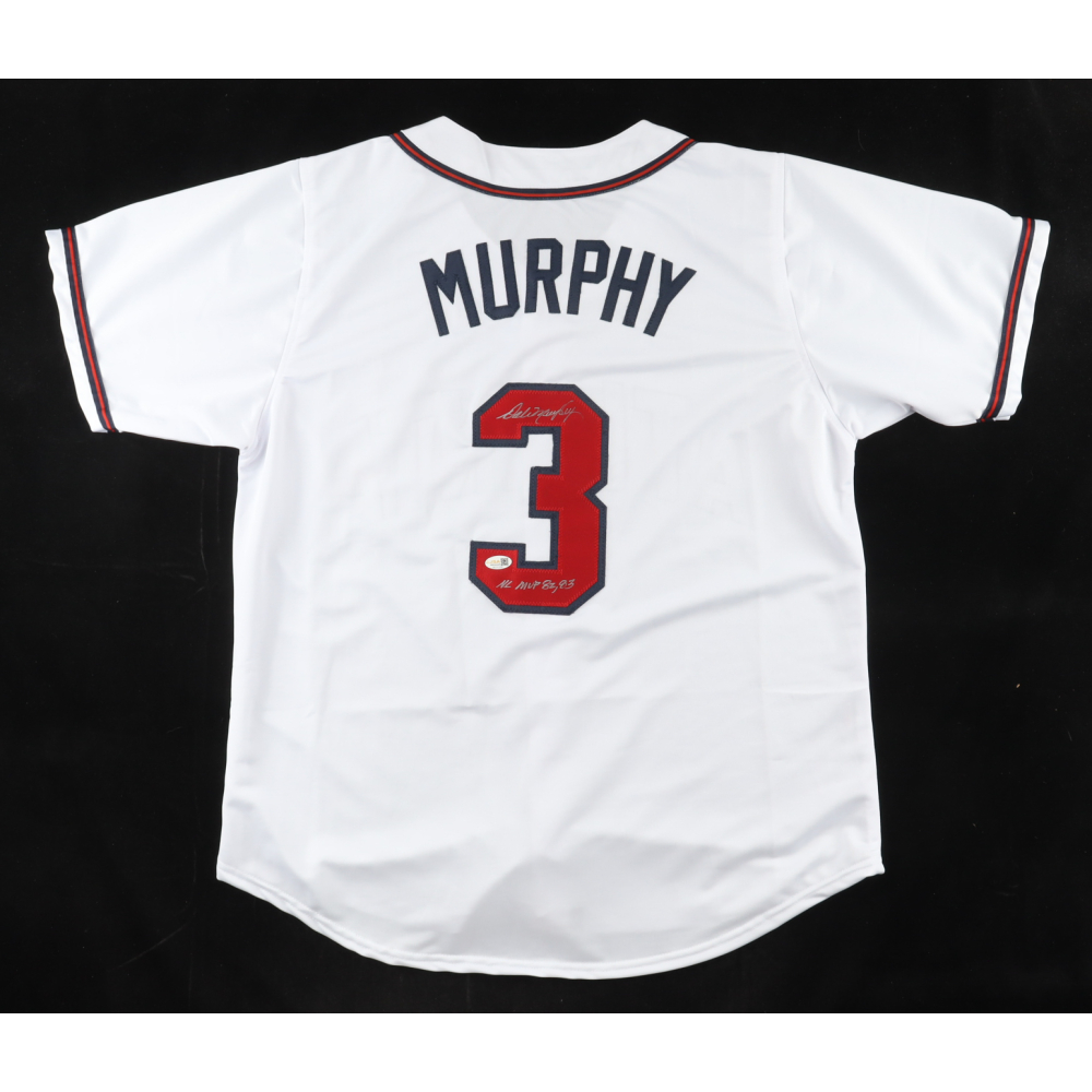 Dale Murphy Signed Jersey Inscribed "NL MVP 82, 83" (JSA) at PristineAuction.com