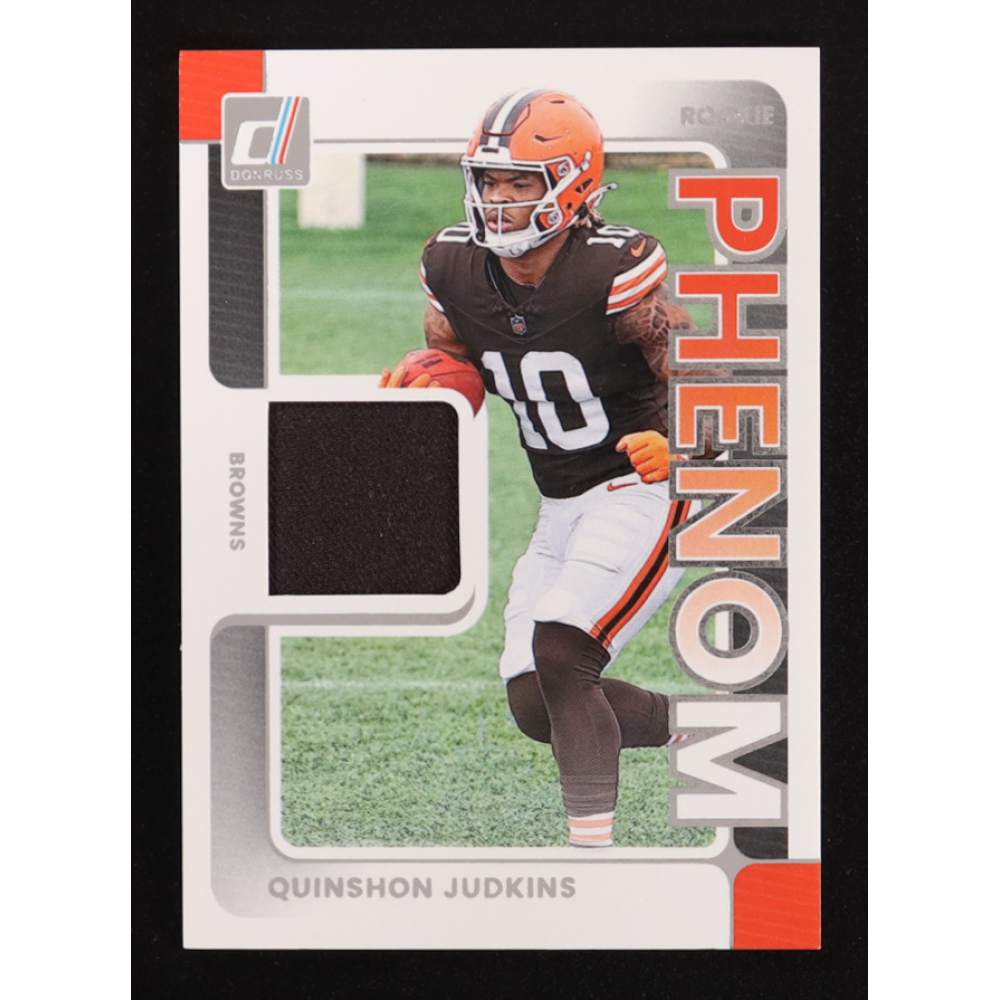 Quinshon Judkins 2025 Donruss Rookie Phenom Jerseys #4 RC at PristineAuction.com