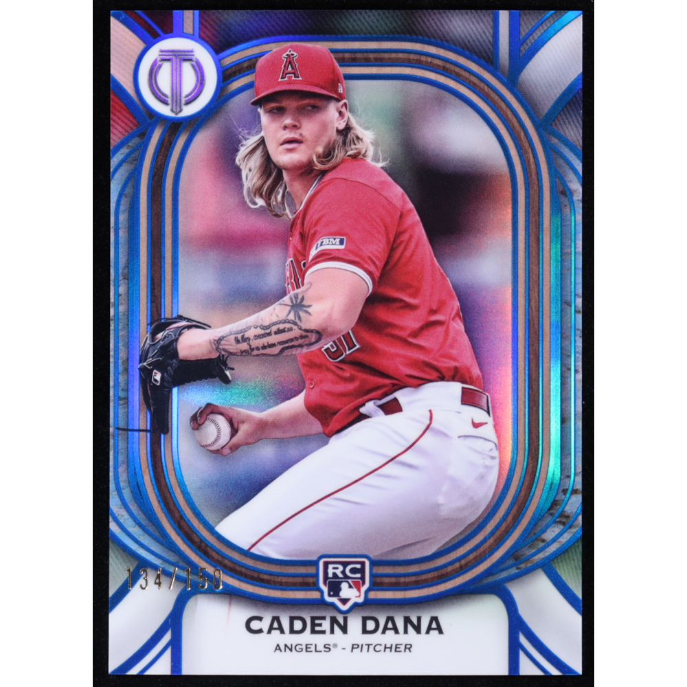 Caden Dana 2025 Topps Tribute Blue #94 #134/150 RC at PristineAuction.com