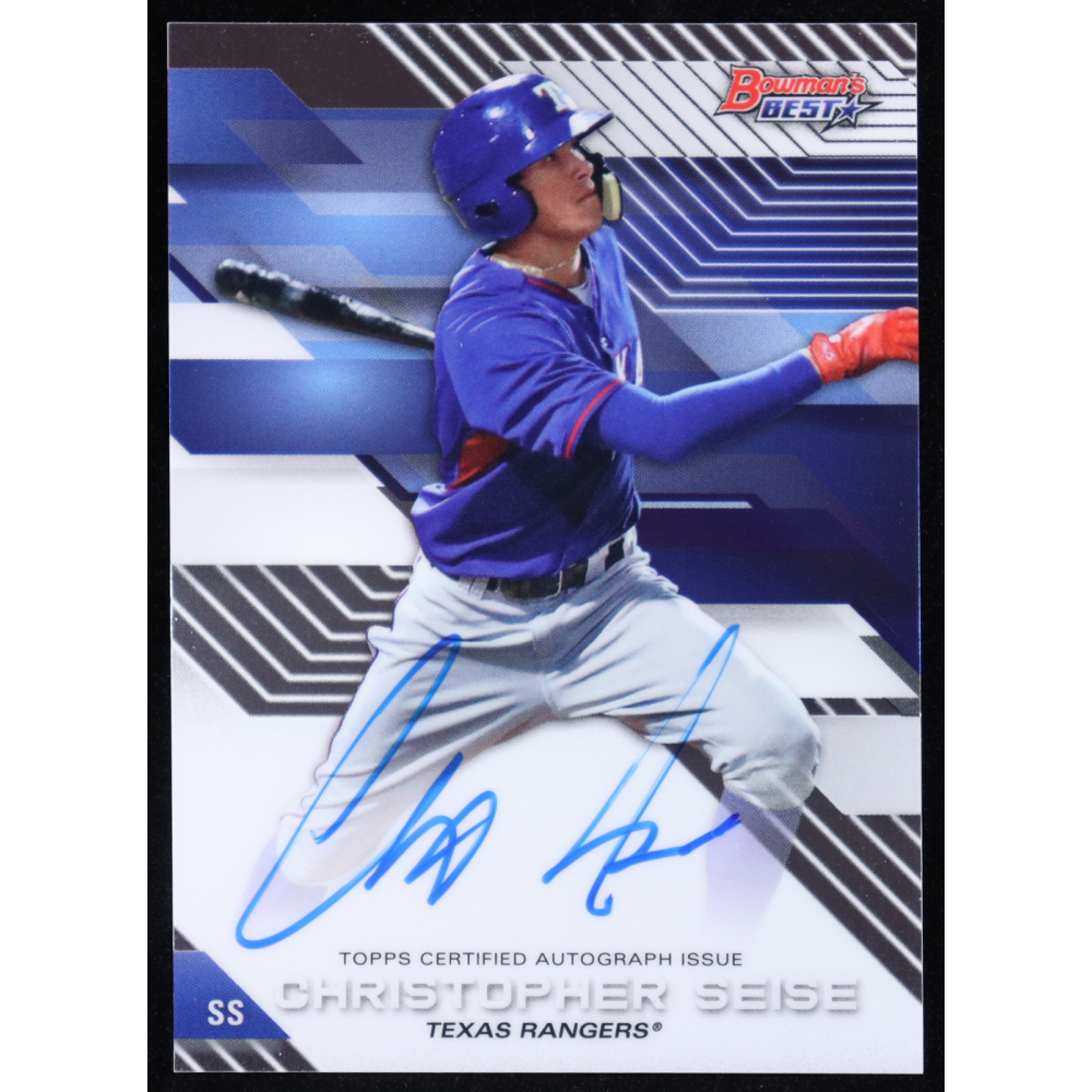 Christopher Seise 2017 Bowman's Best Best of '17 Autographs #B17CSE RC at PristineAuction.com