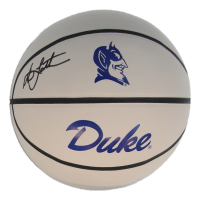 Christian Laettner Signed Duke Logo Basketball (Schwartz) at PristineAuction.com