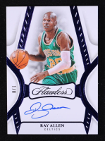 Ray Allen 2024-25 Panini Flawless Flawless Autographs Blue #4 #1/8 at PristineAuction.com