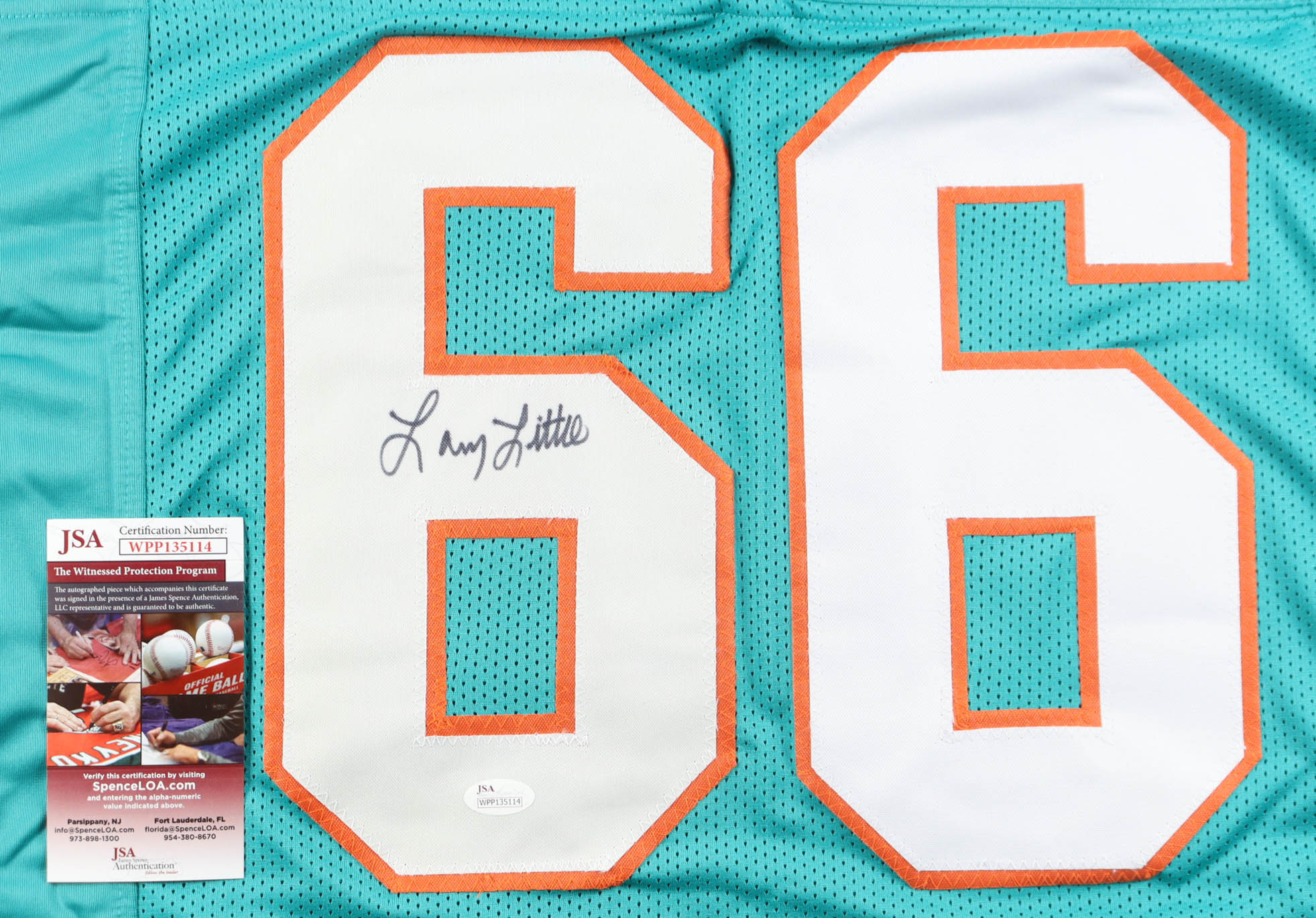 Larry Little Signed Jersey (JSA) at PristineAuction.com Larry Little Signed Jersey (JSA) at PristineAuction.com