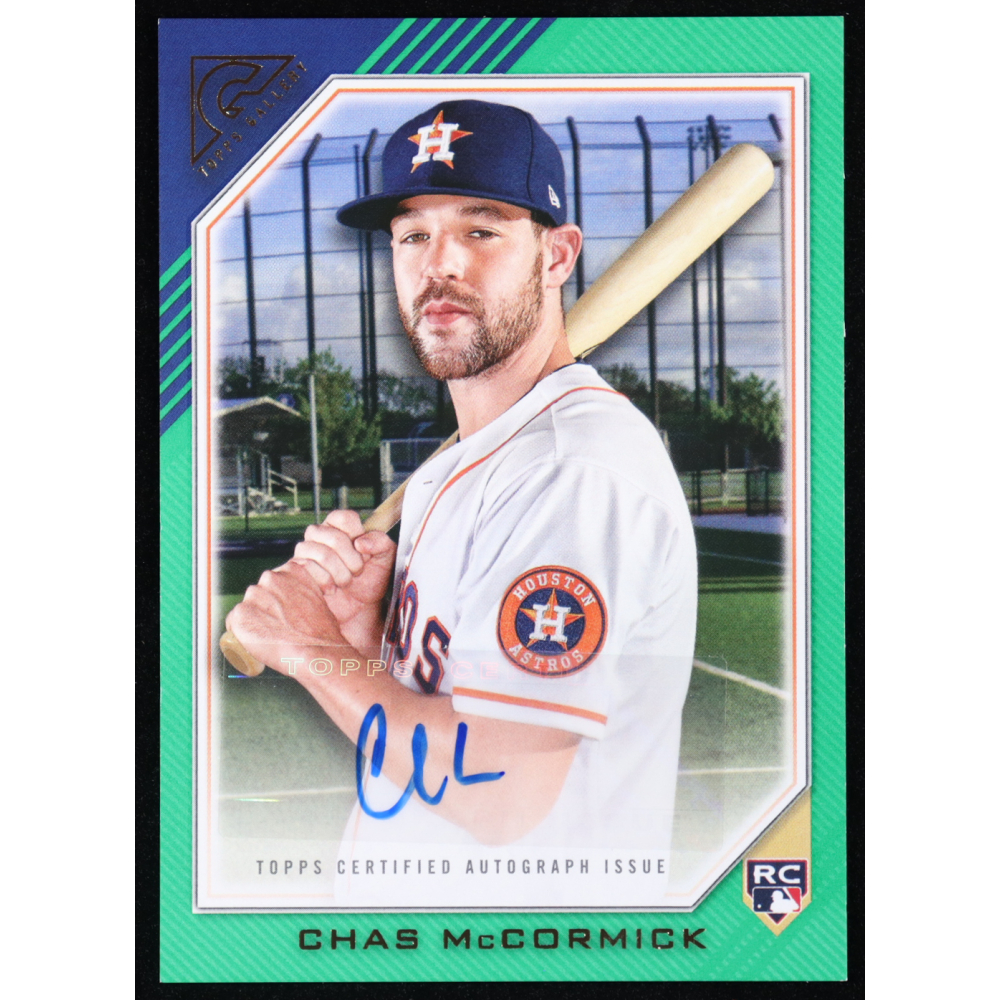 Chas McCormick 2022 Topps Gallery Rookie Autographs Green #RACM #44/99 RC at PristineAuction.com