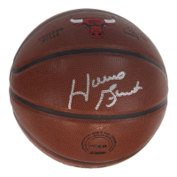 Horace Grant Signed Bulls Logo NBA Basketball (Schwartz) at PristineAuction.com