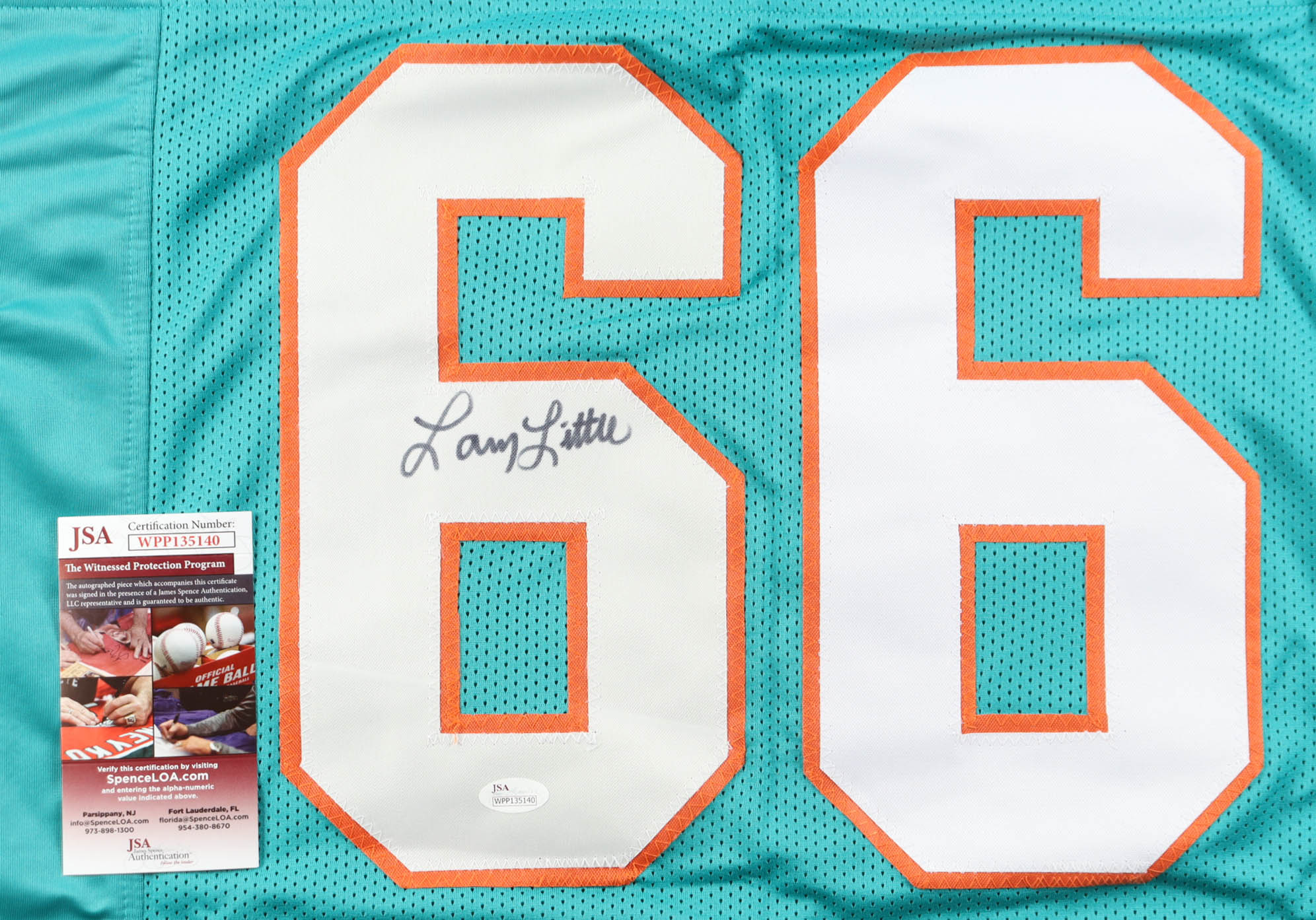 Larry Little Signed Jersey (JSA) at PristineAuction.com Larry Little Signed Jersey (JSA) at PristineAuction.com