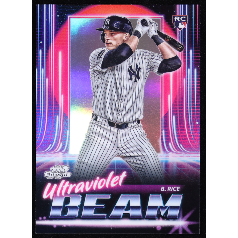 Ben Rice 2025 Topps Cosmic Chrome Ultraviolet Beam #UB12 RC at PristineAuction.com